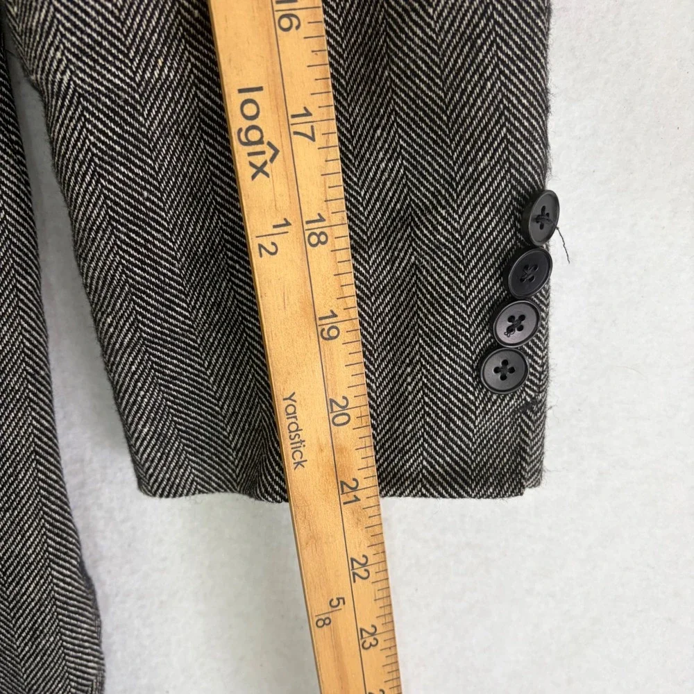 Banana Republic Blazer 38R Slim Lanificio F.Lli Balli‎ Linen Wool Unstructured